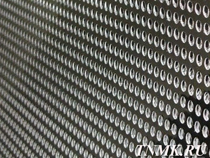 Лист перфорированный стальной 1,5х1000х2000 мм Rv 3,5-5,25