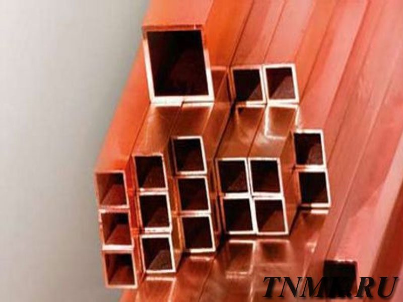 Труба медная профильная 25х70х9 М2 ГОСТ 16774-2015 купить в Мелитополь